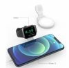 mobile phone & watch folding wireless charger w-3007